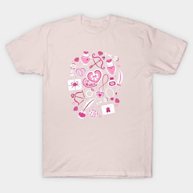 Valentine's Day T-Shirt by allisonromerodesign